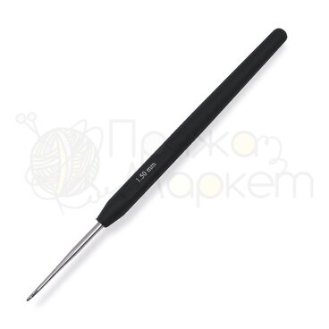 Крючок Knit Pro с ручкой Steel 1,5