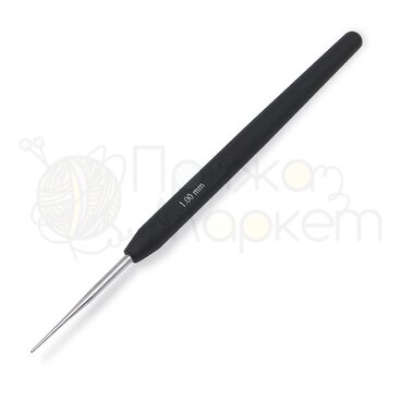 Крючок Knit Pro с ручкой Steel 1,0
