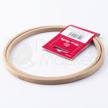 Пяльцы буковые диаметр без замка 15,5 см