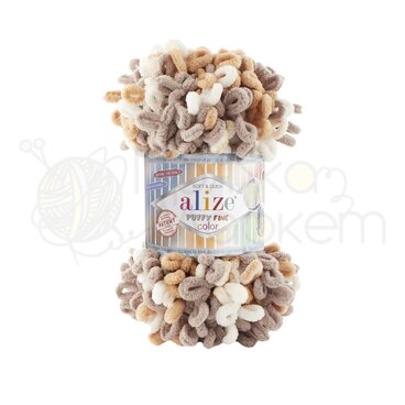 Пряжа Alize,Пуффи файн Колор,6403