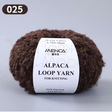 Пряжа, Альпака Букле,025